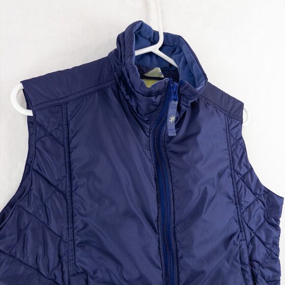 ISIS Thermolite Vest Size 6 Quilted Puffer Zip Up Purple Pockets Lightweight - Picture 2 of 12